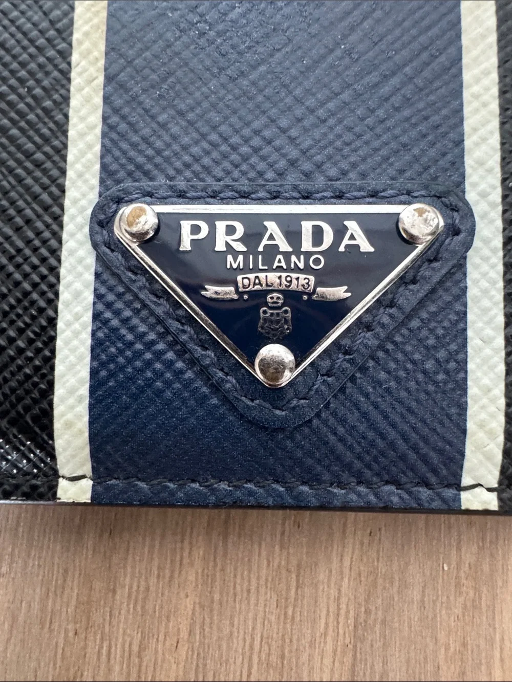 Prada Saffiano Lux Leather Card Case